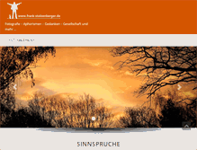 Tablet Screenshot of frank-stolzenberger.de